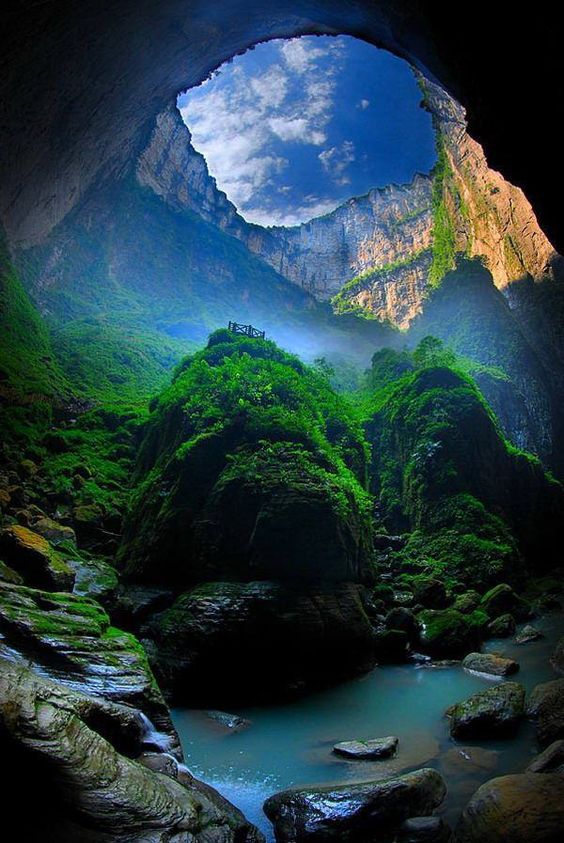 Son Doong cave was discovered by a local lumberjack named Ho Khanh