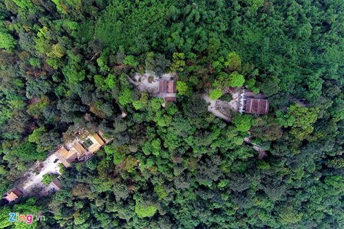 The complex of Hung King temple looked from higher view