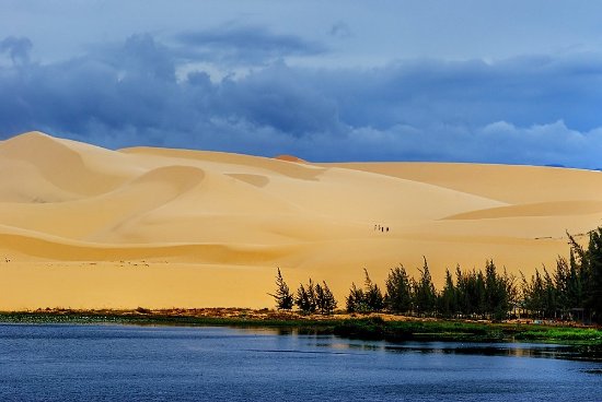 The dunes as beautiful as a painting
