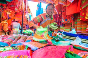 Coc Pai Market In The Different Colors