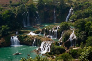 Ban Gioc Waterfall On Top World Most Majestic Waterfall