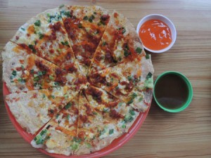 Difficult To Resist Baked Rice Cake Flavor- “Pizza” Da Lat